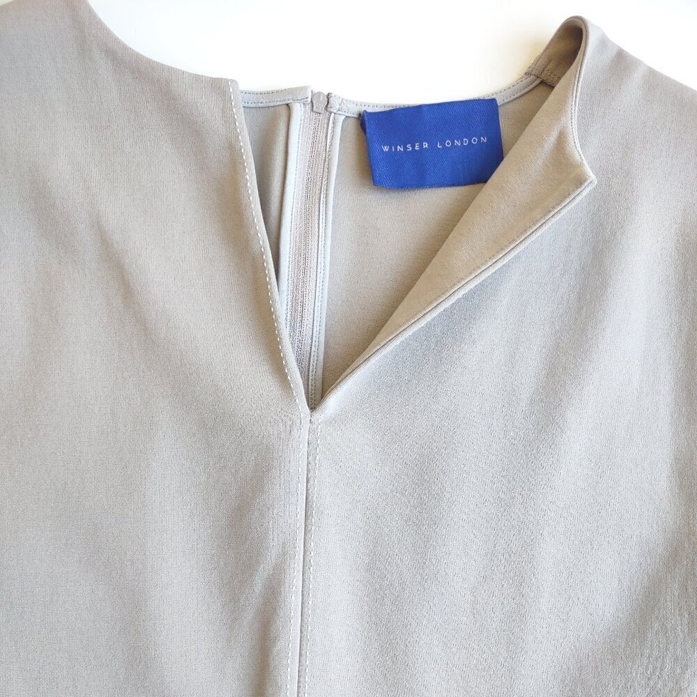 Winser London Katherine Dress Size 8 Ponte Stretch Classic Elegant - Picture 7 of 11